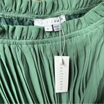 Baltic Born NEW Aubrey Off the Shoulder Pleated Mini Dress Green Large L NWT Photo 8