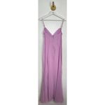House Of CB  Loren Georgette Mermaid Gown in Pink Size Medium Photo 10
