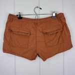 Old Navy Y2K Brown Cargo Mini Micro Shorts Studded Pockets Distressed Raw Hem 12 Photo 1
