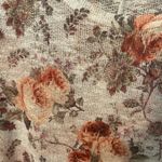 Late August  floral short sleeve summer tunic-style sweater top. Photo 1