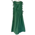 Rails Constantine Kelli green midi dress tie waist size small Photo 8
