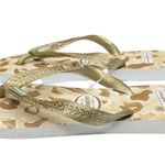 Havaianas new x CIA Maritima ☼ Limited Ed Flip Flops ☼ Metallic Gold Leopard ☼ Photo 4