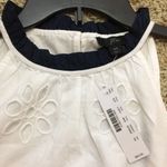 J.Crew white eyelet peplum top Photo 3