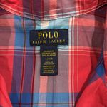 Polo Ralph Lauren Red/Blue Plaid Sleep Shirt Size L (men) XL (women) Red Photo 4