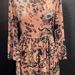 easel  Floral Pink Dress Photo 0