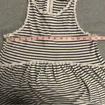 POL  Beckah Top babydoll tank black white striped size S Photo 3