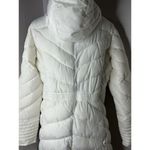 Madden Girl NEW White Long Coat Size XL/16 Zipper Hood Zipper Pockets Beautiful Photo 7