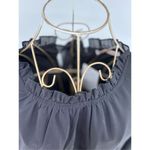 KIRUNDO Women's Ruffle Mock Neck Tiered Dress Black Size Large NWT Wednesday Photo 9