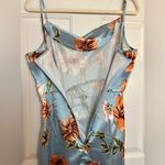 Women Floral Blue Midi dress Size Medium Photo 6