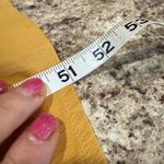 Amazon Essentials Yellow Pleated Midi Sundress Size L Photo 4