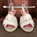 Casadei Vintage Taupe Heeled Sandals 7.5AA Narrow Photo 2