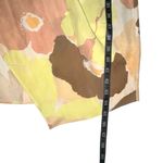 St. John  Silk Watercolor Floral Long Sleeve Faux Wrap Midi Dress 10 Photo 8