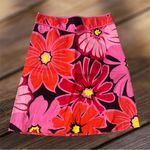 Madison Studio Floral Pink Skirt Size 6 Red Photo 1