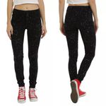 Blackheart Constellation Print Black Super Skinny Jeans Size 9 Galaxy Photo 1