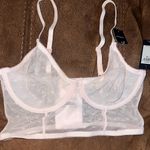 Tommy Hilfiger Sheer Pink Bralette 36B Photo 0