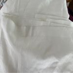 Donna Karan  New‎ York White Linen Blend High Rise Wide Leg Trouser NWT Size 16 Photo 15