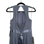 Adrianna Papell NEW NWT  BHLDN Idris Open Back Maxi Gown Hydrangea Gray Blue Photo 7