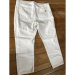 Michael Kors  White Denim Izzy Cropped Skinny Size 12 Photo 2