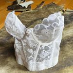 White Lace Bustier Size XS Photo 4