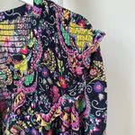 Anthropologie Vibrant Paisley Cover Up Tunic Top Size Medium Photo 6