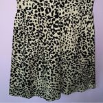 Francesca's NEW Mini Cocktail Dress S Leopard Print Fit & Flare Cut Out V Neck Photo 2