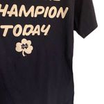 Majestic  Notre Dame play like a champion navy blue short sleeve tshirt small Photo 1