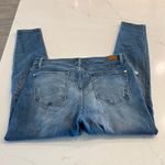 Judy Blue  Skinny Jeans Distressed With Multicolored Patches Size 1XL‎ Photo 2