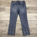 Driftwood  Colette Jeans Aztec‎ Southwestern Embroidered Hem Straight Leg Size 28 Photo 4
