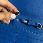 Karl Lagerfeld Paris Lourdes Blue Crossbody Bag with wristlet strap Photo 14