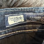 Miss Me  buckle beaded embroidered straight leg Y2K 2000s blue jeans 28x33.5 NWT Photo 2