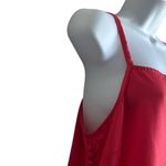 Y2K Cremieux Women Top Red Lyocell Camisole Satiny Layer Coquette Festival Retro Size undefined Photo 5