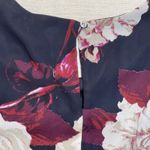 Dress Barn Sleeveless Floral Blouse with Rhinestone Neckline - Large Photo 5