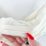 Free People  Cream Sleeveless Tube Top Large Ruched Sides Beachy Boho Casual Photo 4