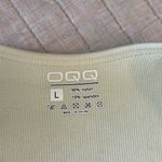 OQQ large light tan cherry, print, cute ribbed seamless, comfy bodysuit tank top Red Photo 4