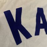 Eleven Paris Life is a Joke  White Tee with blue velvety letters Kate Is My Ex L Photo 4