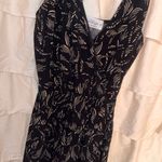 Kaileigh Black and cream pattern jumpsuit Photo 3