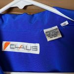 80s VINTAGE BLUE CHAUS JUMPSUIT ROMPER ONE PIECE BUSINESS CASUAL BABE Size L Photo 3