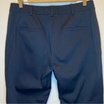 Max Mara Straight-Leg Tailored Business Casual Pants Lightweight Cotton Black 12 Photo 9