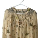 Anthropologie Floreat Size XS 100% Silk Witch Fall Teacher Blouse Photo 1