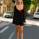 For Love & Lemons wren floral embroidered long sleeves dress Photo 2