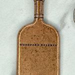 Woodford Reserve Bottle Shape Keychain Keyring Gold Photo 5