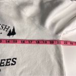 Imperfect Farm Fresh Christmas Trees Graphic Sweatshirt cotton blend sz medium White Photo 3