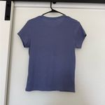 Orange Kiss Y2K Sparkle Butterfly Rhinestone Blue Ribbed Baby Tee Shirt T-shirt Top XL Photo 1