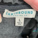 Earthbound Off the Shoulder Tassel Blouse Top Boho Shirt Size LARGE Photo 7