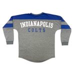 NFL Team Apparel NFL Indianapolis Colts Women's Charcoal Pullover Crewneck Sweatshirt, Medium Photo 2