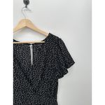 Trixx Dress Women XL Black Flare Polka Dot Whimsigoth Retro Babydoll Mini Skater Photo 3