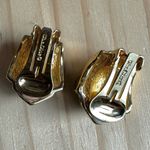 Vintage Christian Dior Green Enamel & Rhinestone Clip Photo 6