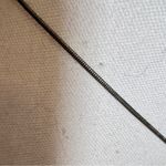 EXPRESS  Silver Tone Chain Necklace With Pendant Classic Preppy Photo 3