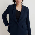 Madewell New With Tags Dorset Crop Blazer in Easygoing Crepe Sz M Photo 0