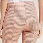 Anthropologie  The Essential Slim Pants Plaid Zipper Button Side Front Pockets 2 Photo 2